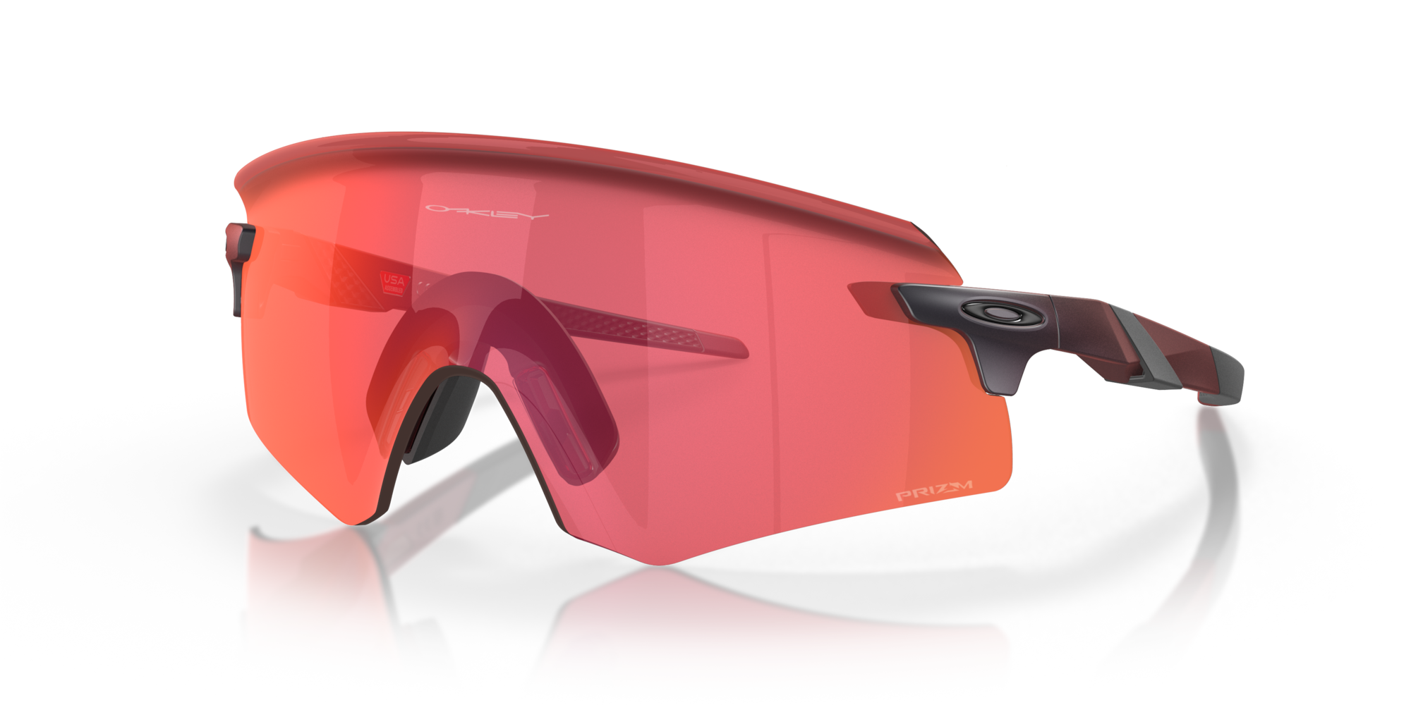Oakley Okulary przeciwsłoneczne ENCODER Matte Red Colorshift / Prizm Trail Torch OO9471-08