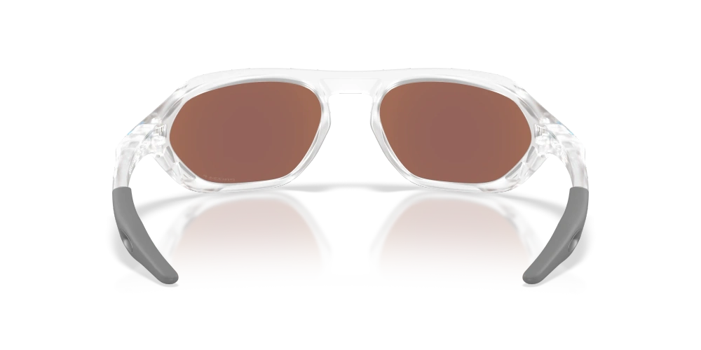 Oakley Okulary przeciwsłoneczne CAGE JACKET Matte Clear/Prizm Deep Water Polarized OO9537-02