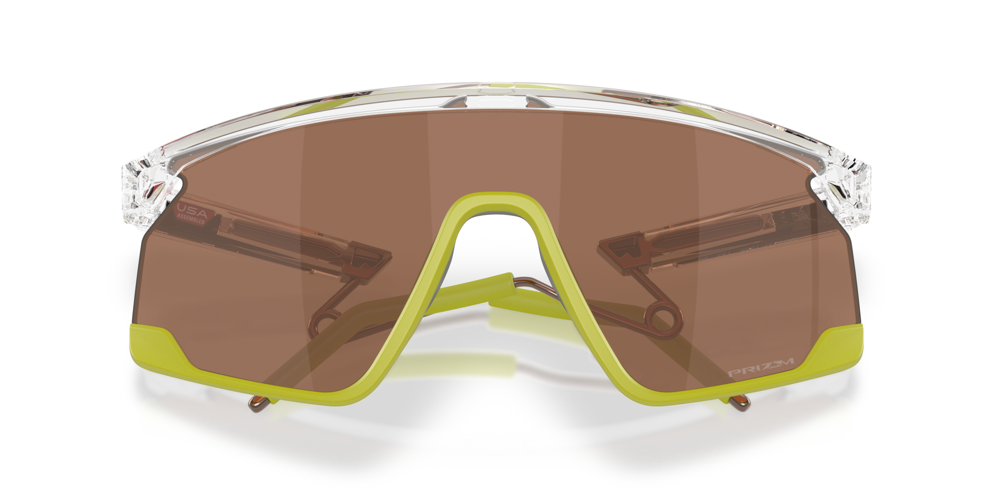 Oakley Okulary przeciwsłoneczne BXTR METAL Limitless Collection Polished Clear / Prizm Tungsten OO9237-15