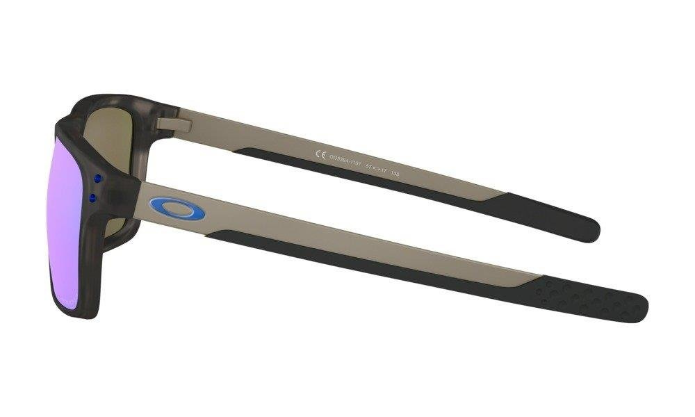 Oakley Sunglasses HOLBROOK MIX Matte Black Tortoise/ Prizm Sapphire Polarized OO9384-11