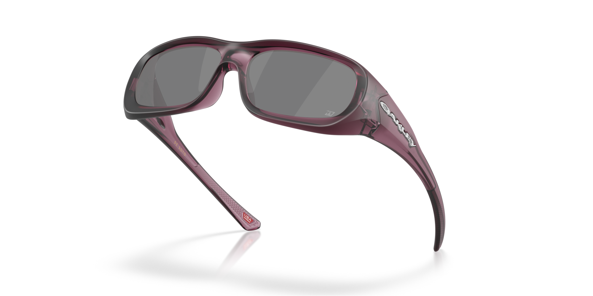 Oakley Okulary przeciwsłoneczne Justin Jefferson Signature Series DE SOTO Matte Transparent Indigo / Prizm Black OO9494-06