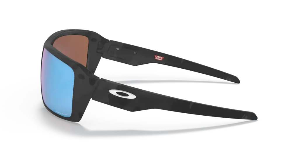 Oakley Okulary przeciwsłoneczne DOUBLE EDGE Matte Black Camo/Prizm Deep Water Polarized OO9380-27