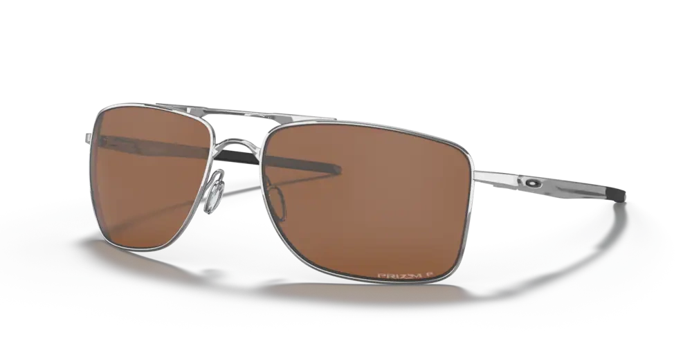 Oakley Sunglasses GAUGE 8 Polished Chrome/Prizm Tungsten Polarized OO4124-09