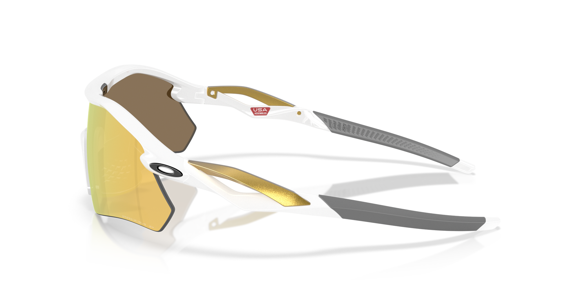 Oakley Okulary przeciwsłoneczne RADAR PLATE Polished White / Prizm 24k Polarized OO9495D-05