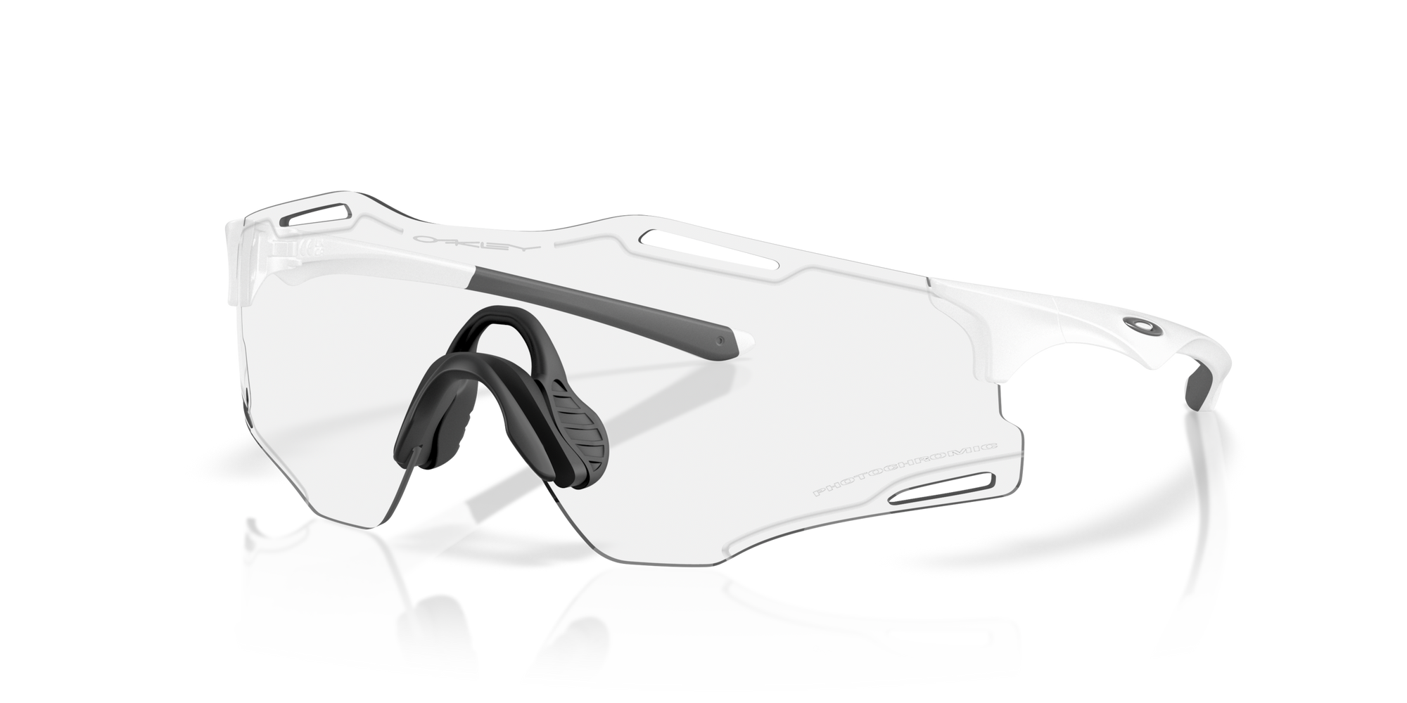 Oakley Okulary przeciwsłoneczne CYBR ZERO Matte White / Clear To Black Iridium Photochromic OO9512D-01