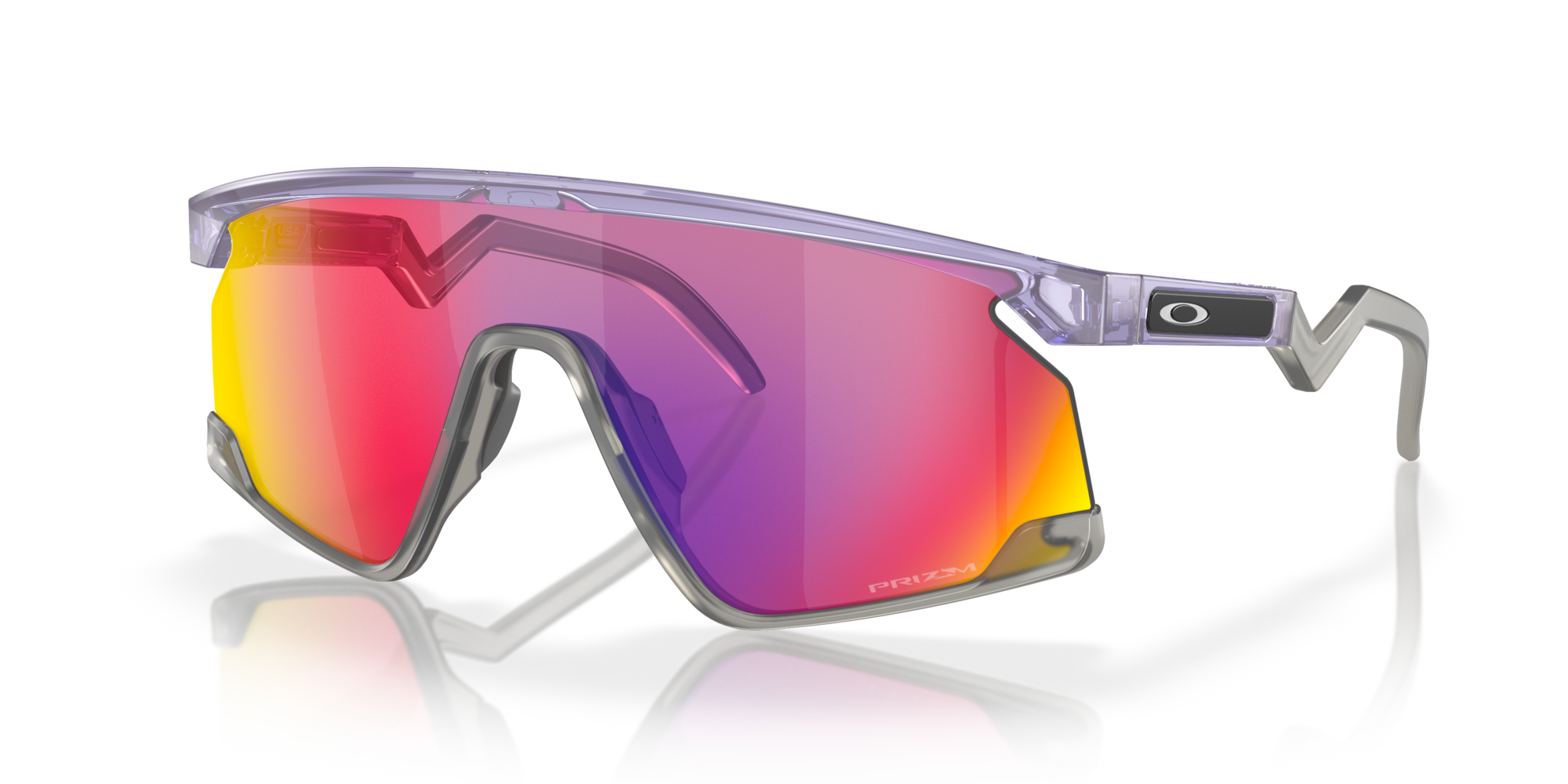 Oakley Sunglasses BXTR Translucent Lilac/Prizm Road OO9280-07