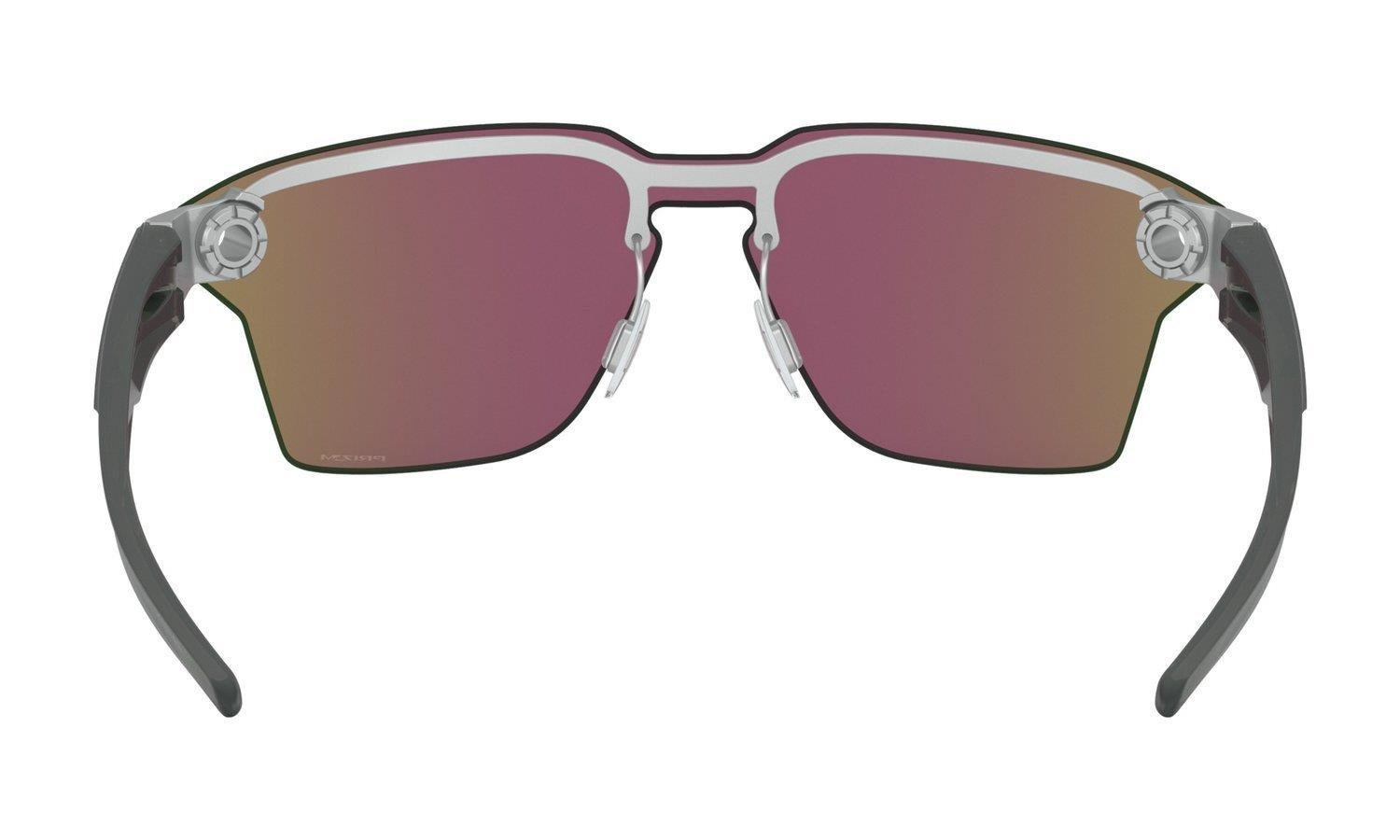 Oakley Okulary przeciwsłoneczne LUGPLATE Satin Chrome/Prizm Sapphire OO4139-03