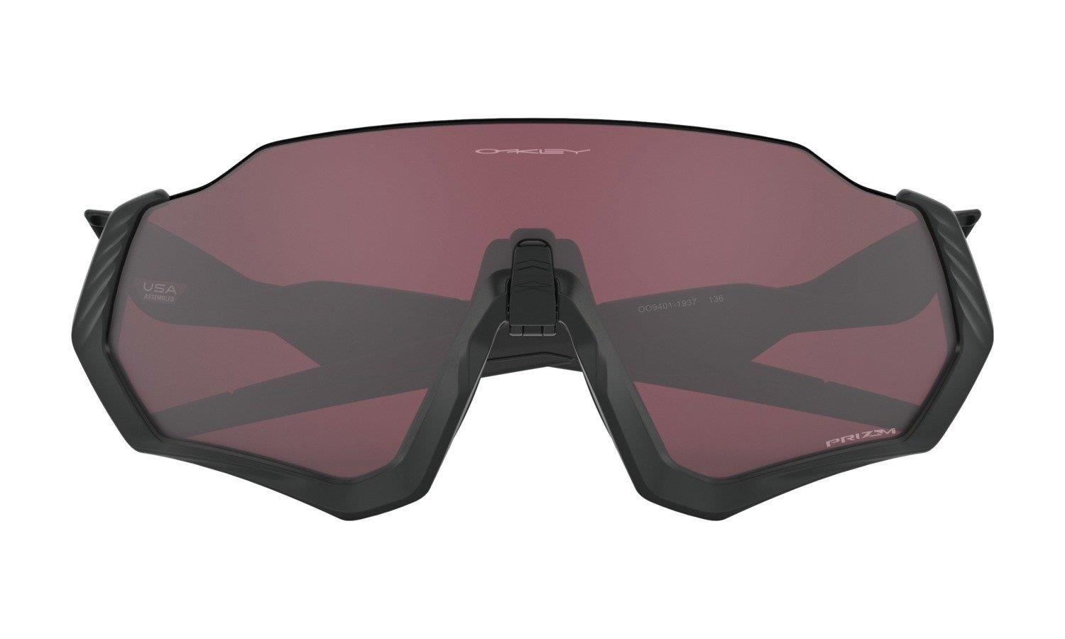 Oakley Okulary przeciwsłoneczne FLIGHT JACKET Matte Black/Prizm Road Black OO9401-19