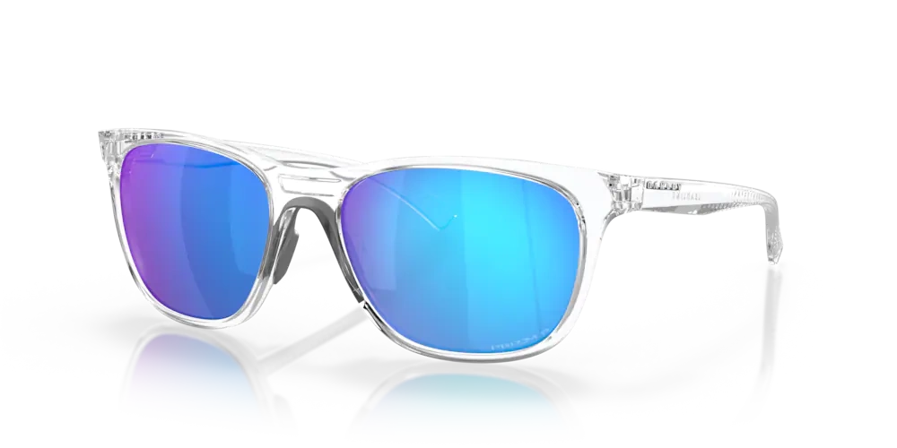 Oakley Sunglasses LEADLINE Polished Clear, Prizm Sapphire Polarized OO9473-08