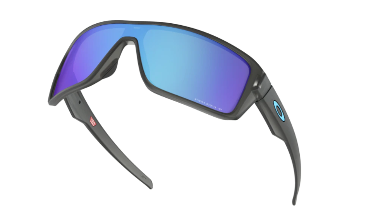 Oakley Sunglasses RIDGELINE Matte Grey Smoke/Prizm Sapphire Polarized OO9419-07