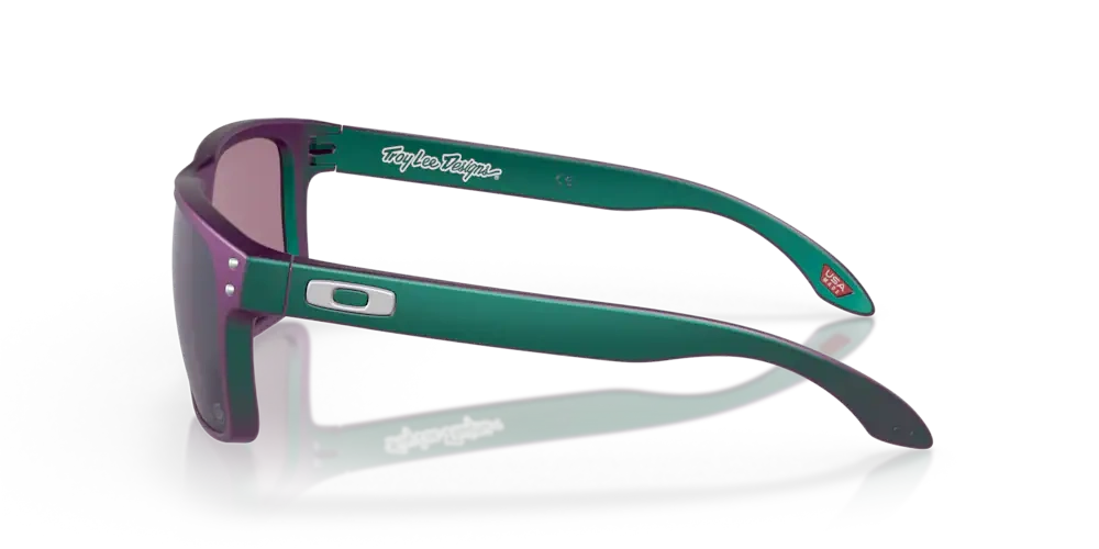 Oakley Sunglasses HOLBROOK Troy Lee Designs Matte Purple Green Shift,Prizm Jade OO9102-T4