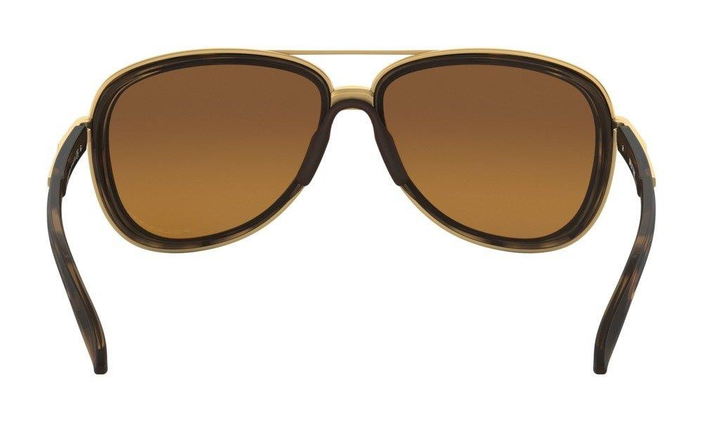 Oakley Sunglasses SPLIT TIME Brown Tortoise/Brown Gradient Polarized OO4129-06