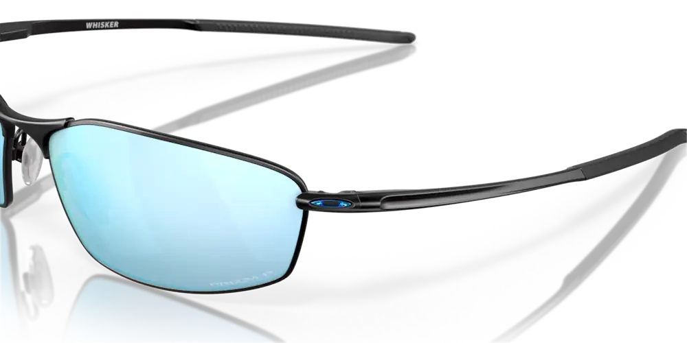 Oakley Okulary przeciwsłoneczne WHISKER Satin Black, Prizm Deep Water Polarized OO4141-11