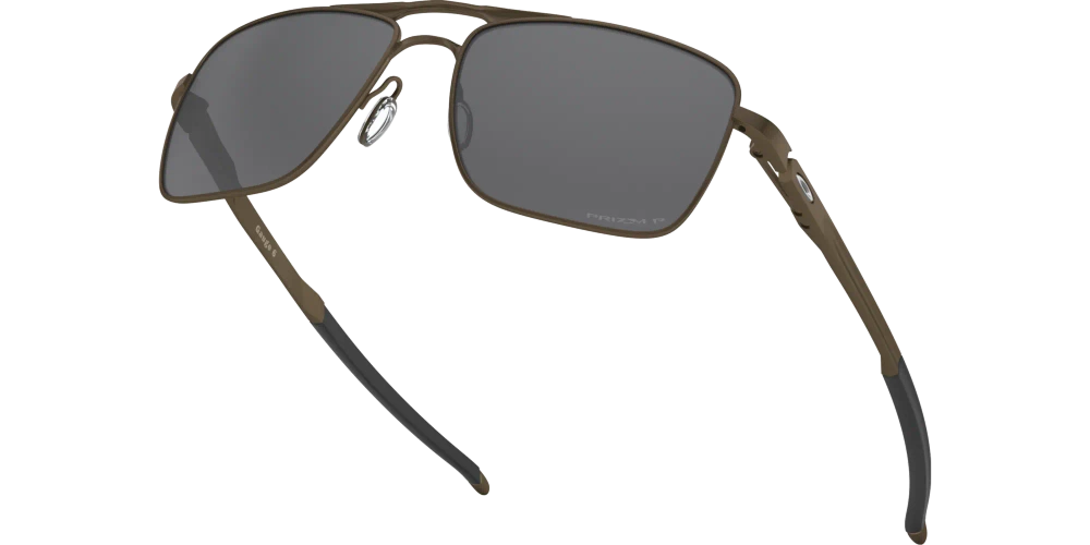Oakley Okulary przeciwsłoneczne  GAUGE 6 Pewter/Prizm Black Polarized OO6038-06