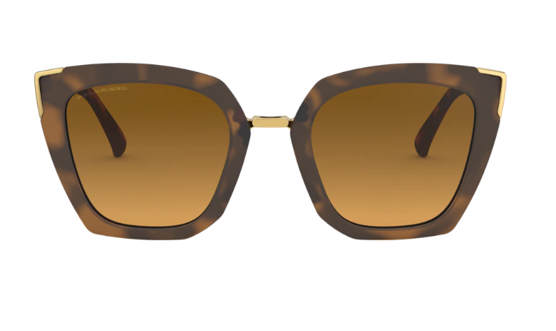 Oakley Okulary przeciwsłoneczne SIDE SWEPT Matte Brown Tortoise/Brown Gradient Polarized OO9445-03
