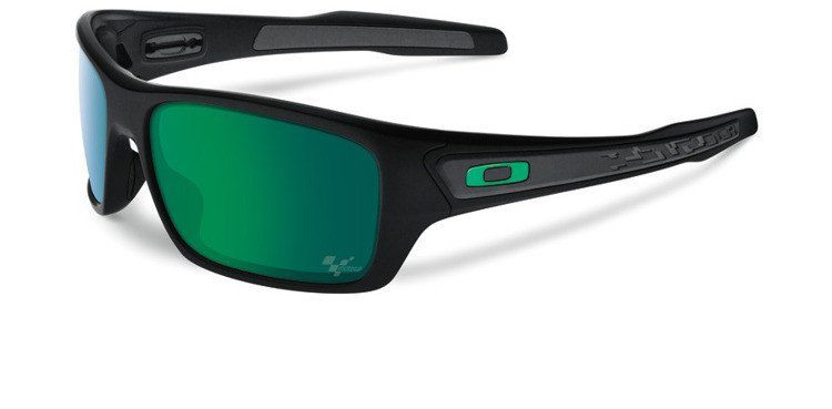 Oakley Okulary TURBINE Matte Black/Jade Iridium OO9263-15