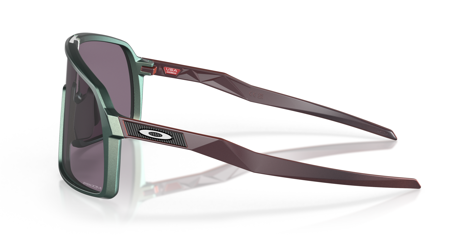 Oakley Sunglasses Sutro Verve Collection Verve Matte Silver/Blue Colorshift, Prizm Grey OO9406-97