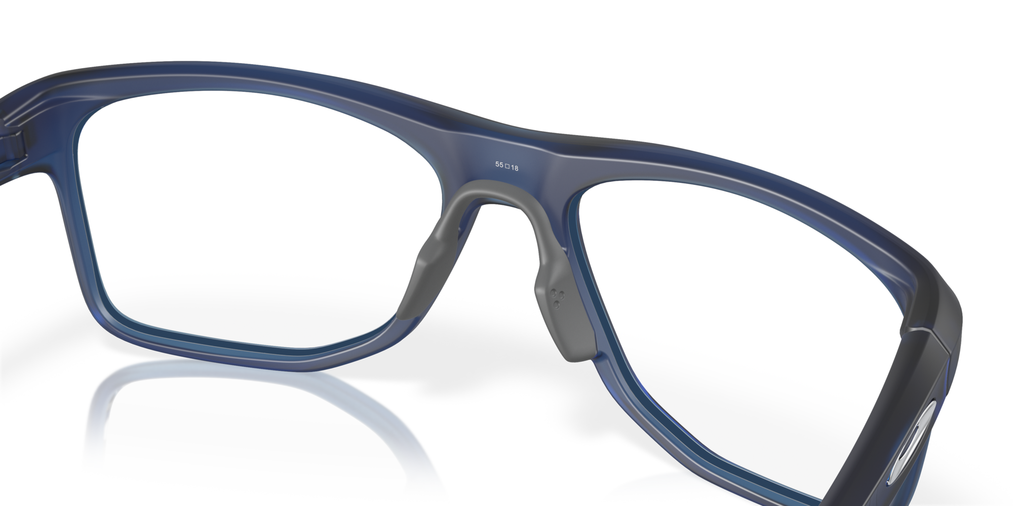 Oakley Okulary korekcyjne KNOLLS Satin Transparent Blue OX8144-03
