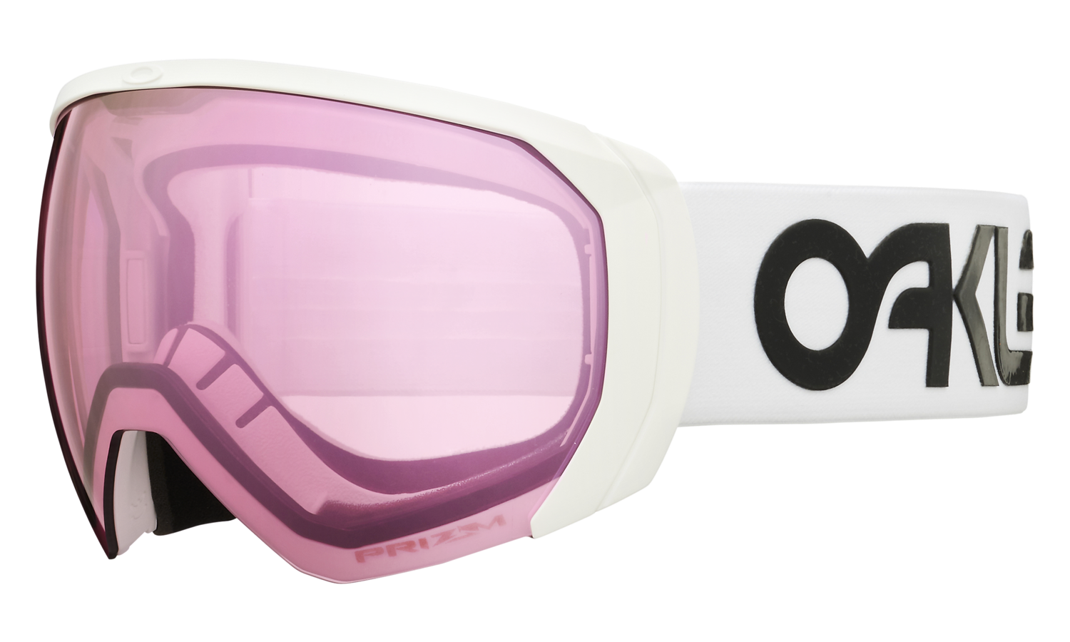 OAKLEY Gogle Snow FLIGHT PATH L Factory Pilot White/Prizm Snow Hight Intensity Pink OO7110-14