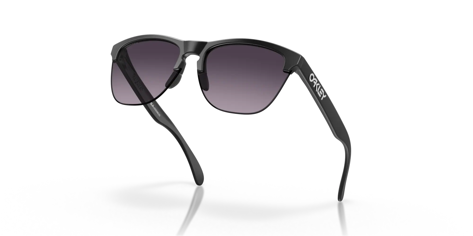 Oakley Okulary przeciwsłoneczne FROGSKINS LITE Matte Black, Prizm Grey Gradient OO9374-49