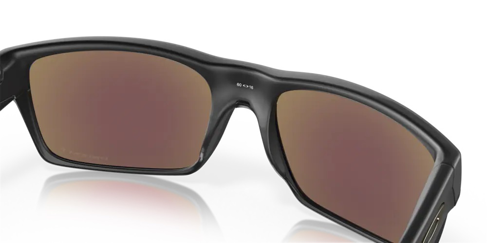 Oakley Okulary przeciwsłoneczne TWOFACE Matte Black/Prizm Sapphire Polarized OO9189-46