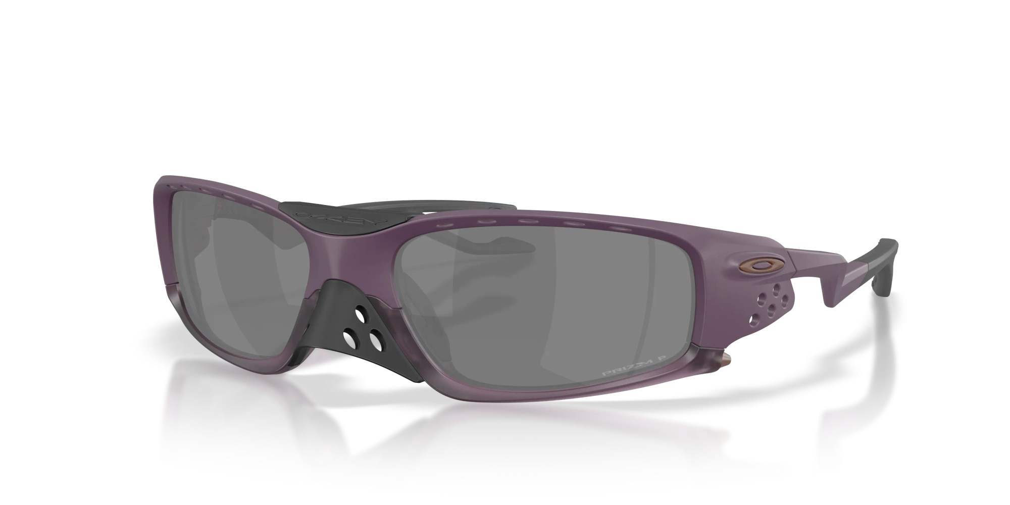 Oakley Sunglasses PLANTARIS SQ Obscura Collection Matte Aubergine/Prizm Black Polarized OO9529-09