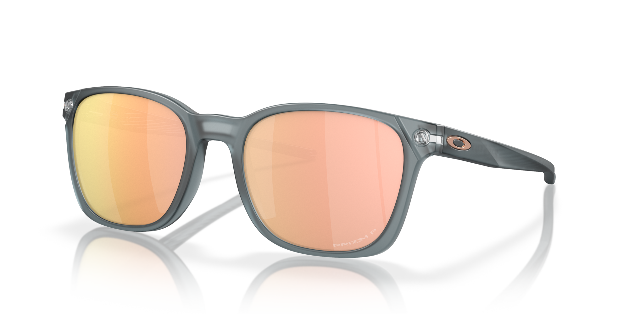 Oakley Okulary przeciwsłoneczne OJECTOR Matte Crystal Black/Prizm Rose Gold Polarized OO9018-16