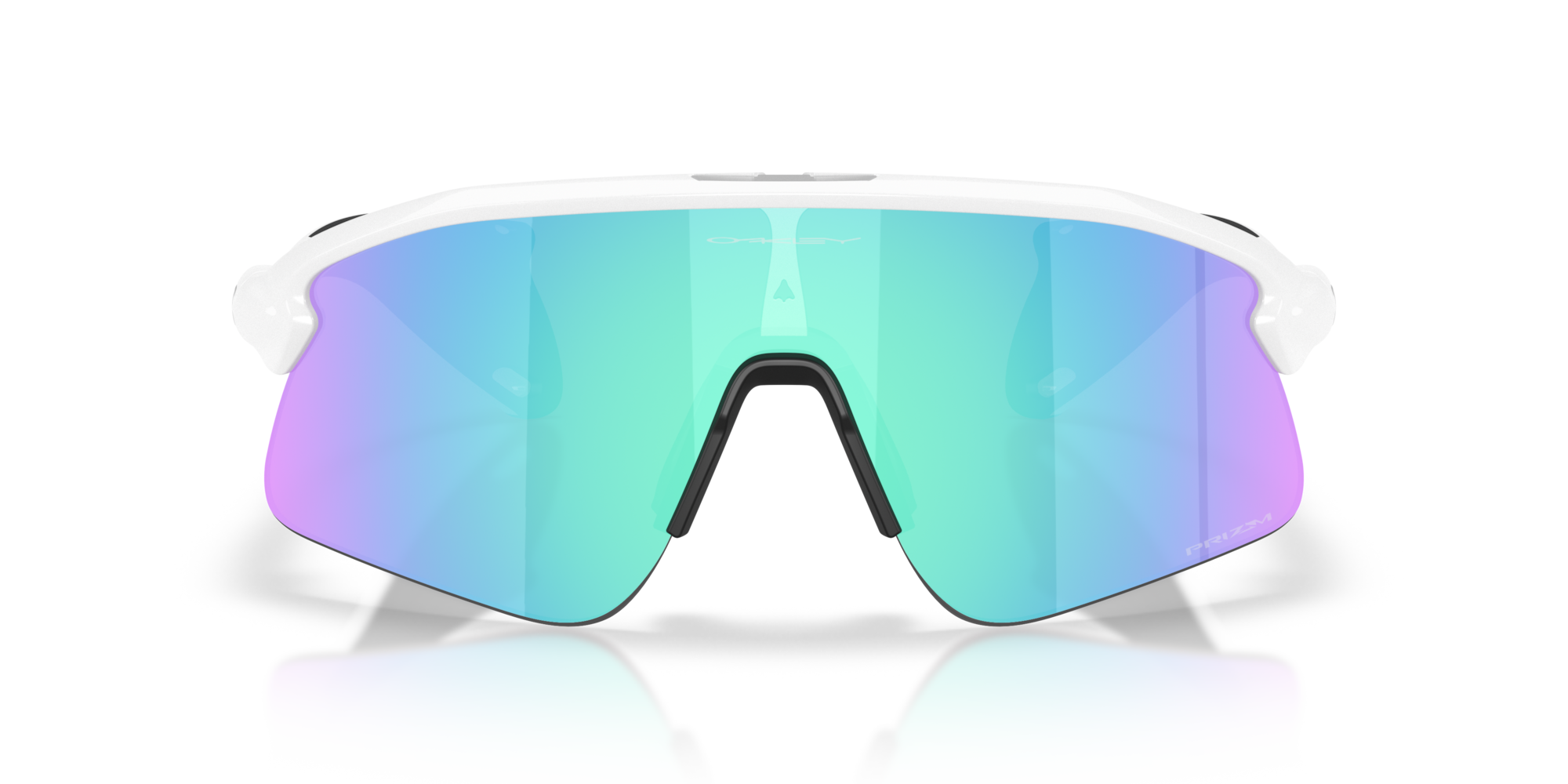 Oakley Okulary przeciwsłoneczne Stunt Devil Matte White / Prizm Sapphire OO9517-04