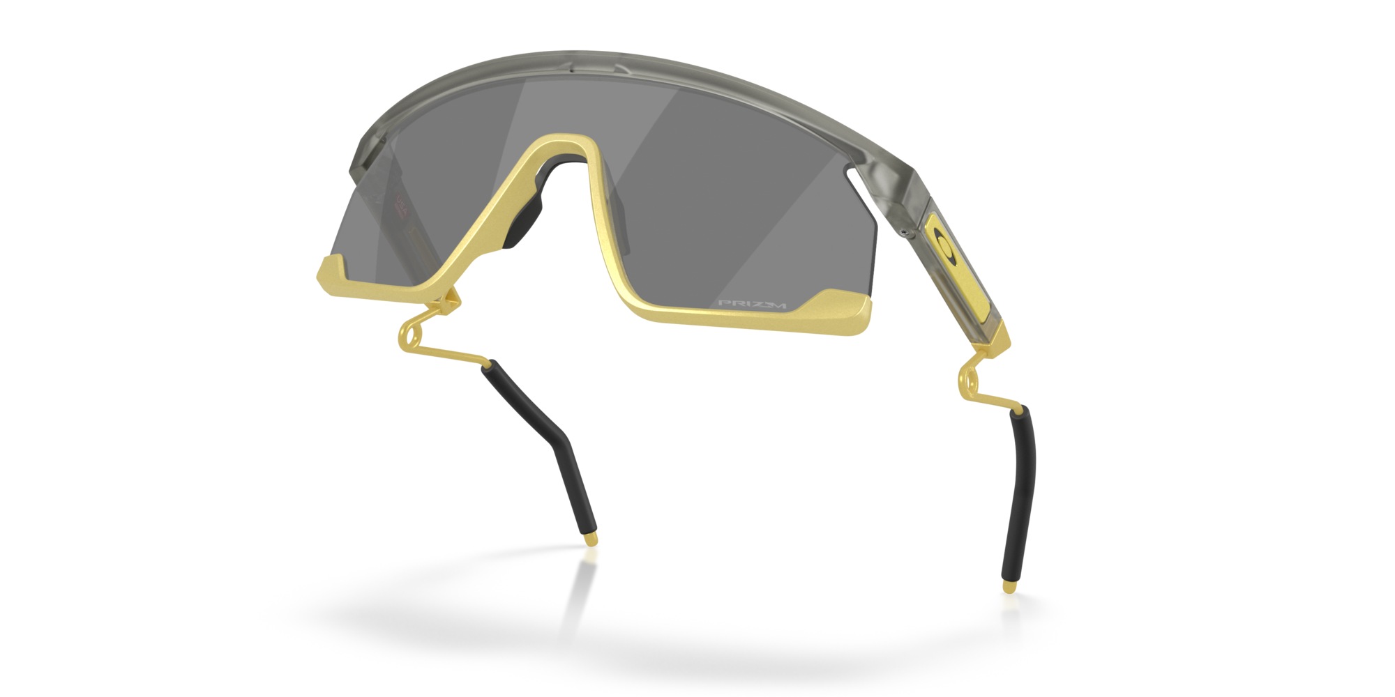 Oakley Okulary przeciwsłoneczne BXTR Metal Matte Grey Ink/Vintage Gold / Prizm Black OO9237-14