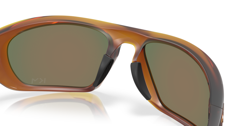 Oakley Okulary przeciwsłoneczne Lateralis Matte Dark Amber / Prizm Ruby OO9431-16
