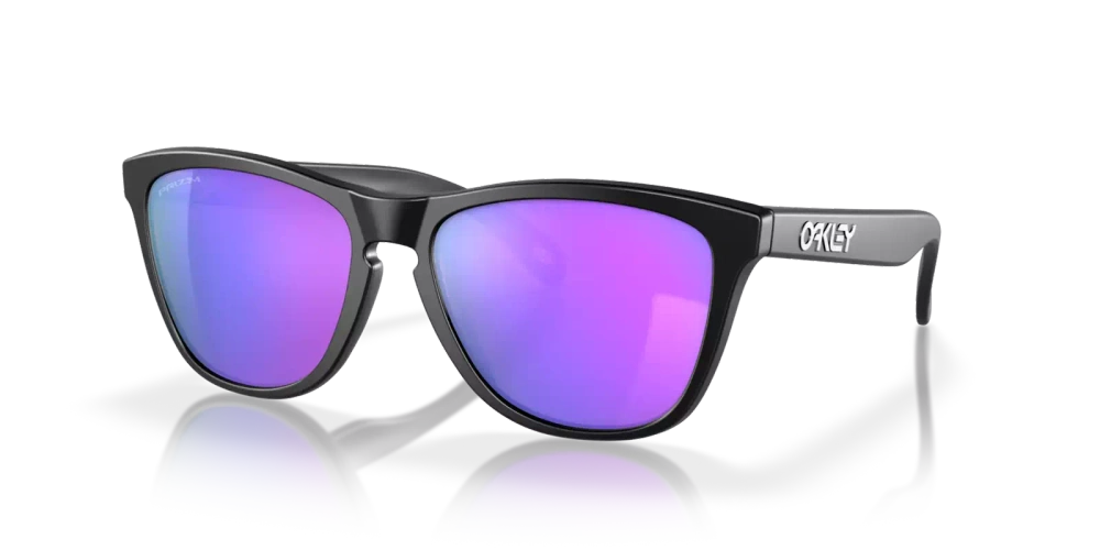 Oakley Okulary przeciwsłoneczne FROGSKINS Matte Black/Prizm Violet OO9013-H6