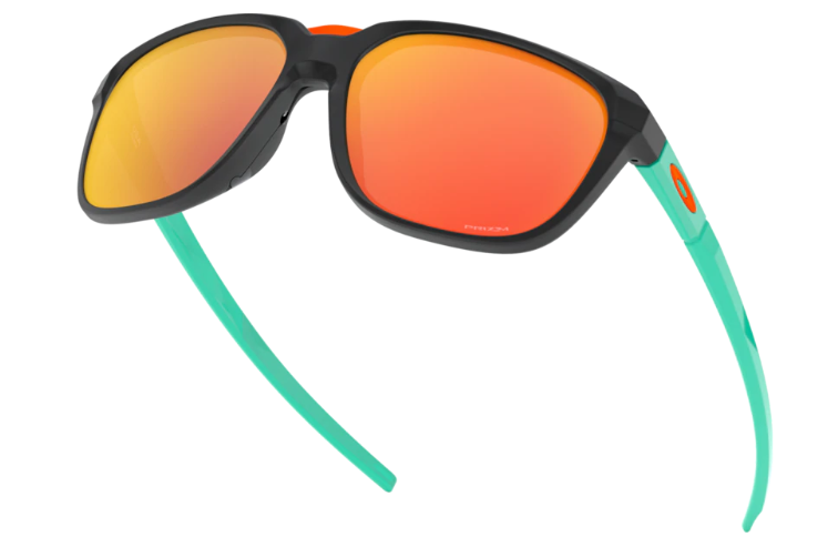 Oakley Okulary przeciwsłoneczne ANORAK Matte Black/Prizm Ruby OO9420-04