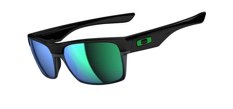 Oakley Okulary TWOFACE Polished Black/Jade Iridium OO9189-04