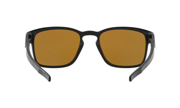 Oakley Sunglasses LATCH SQUARED Matte Black / Prizm Tungsten Polarized OO9353-12