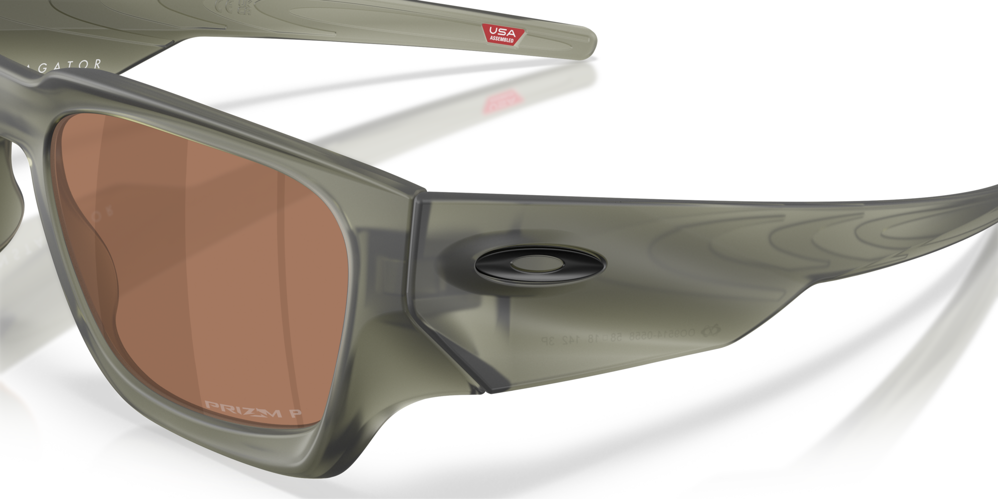 Oakley Okulary przeciwsłoneczne Instagator Matte Olive Ink / Prizm Tungsten Polarized OO9514-05