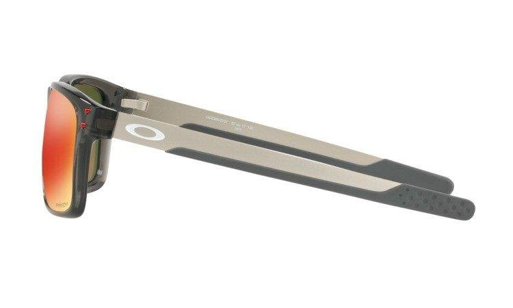 Oakley Okulary przeciwsłoneczne HOLBROOK MIX Grey Smoke / Prizm Ruby Polarized OO9384-07
