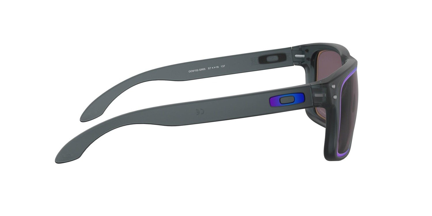 Oakley Okulary przeciwsłoneczne HOLBROOK Matte Crystal Black/Prizm Grey Sapphire Alt Iridiu OO9102-G9