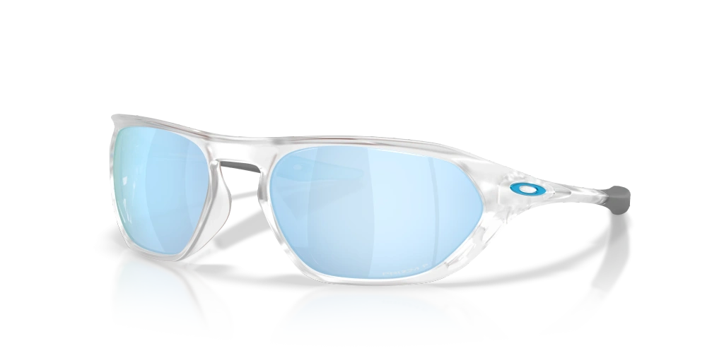 Oakley Okulary przeciwsłoneczne CAGE JACKET Matte Clear/Prizm Deep Water Polarized OO9537-02