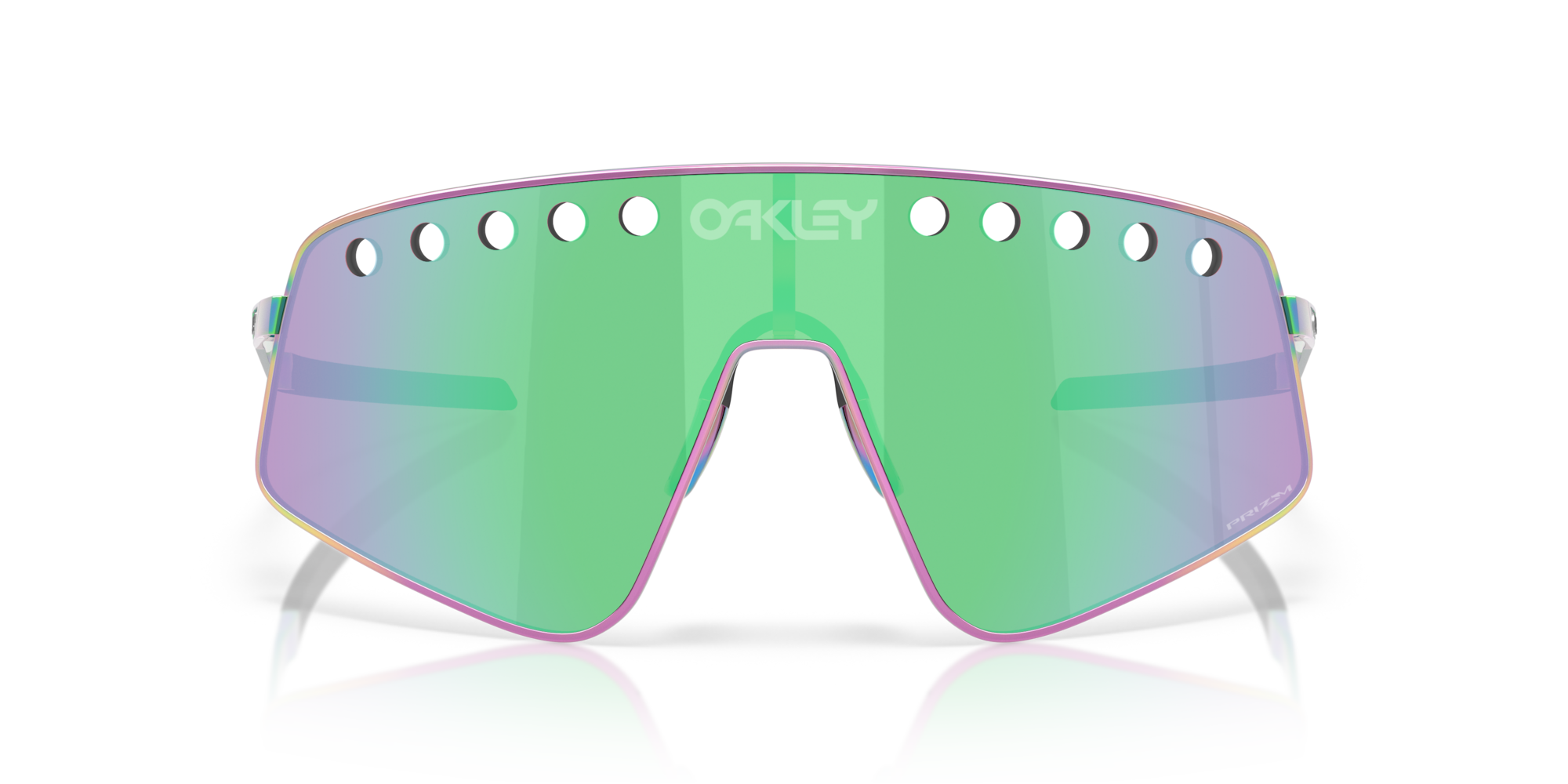 Oakley Okulary przeciwsłoneczne SUTRO TI SWEEP Polished Oil Slick/Prizm Road Jade OO6025-05