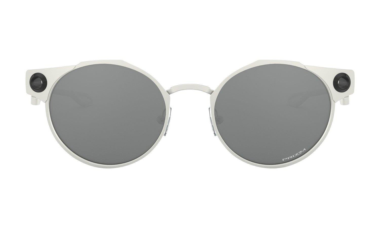 Oakley Okulary przeciwsłoneczne DEADBOLT Satin Chrome/Prizm Black OO6046-01