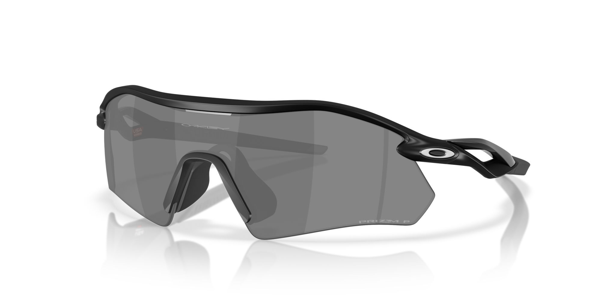 Oakley Okulary przeciwsłoneczne RADAR PLATE Matte black / Prizm black polarized OO9495D-01