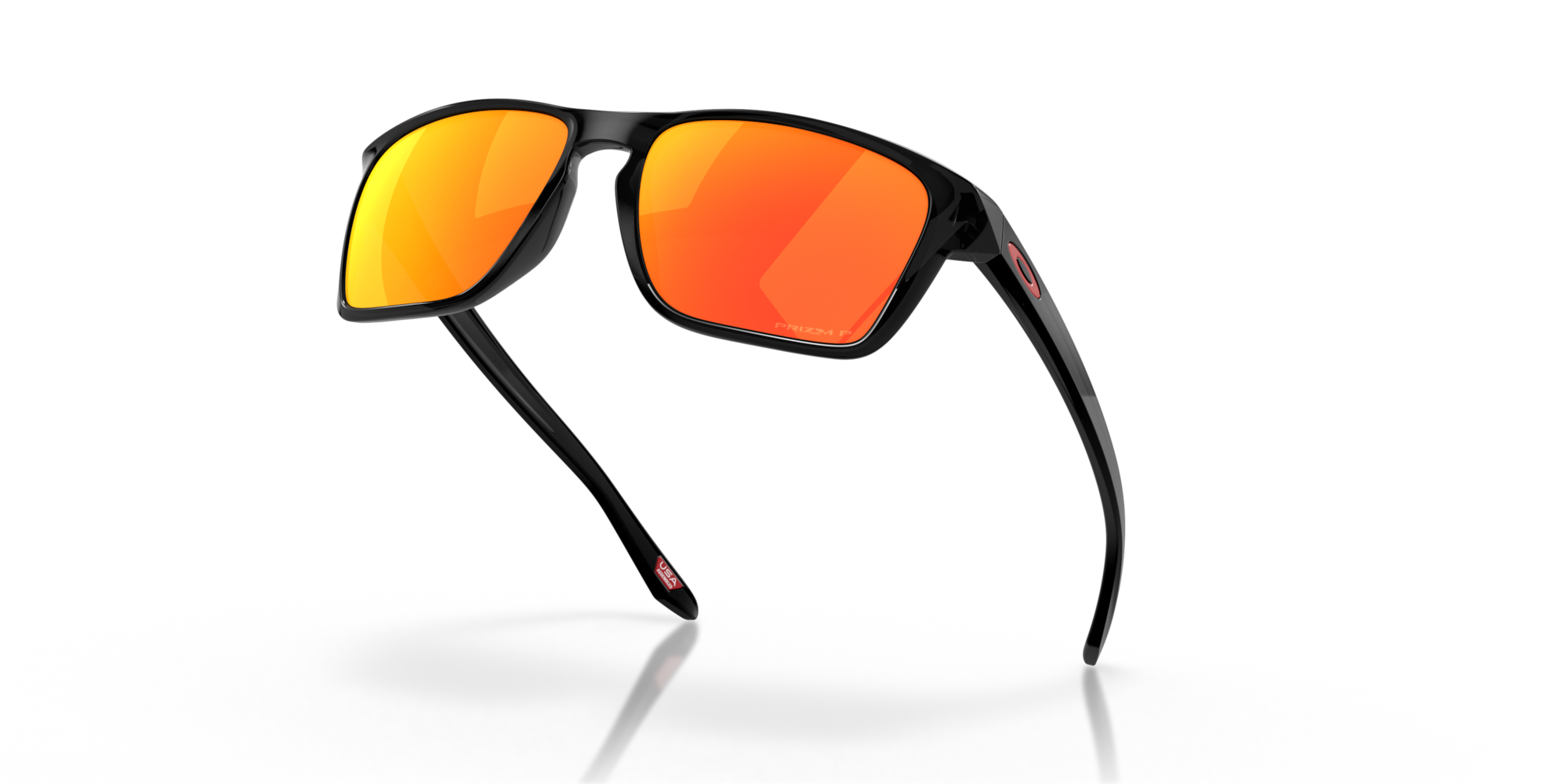 Oakley Okulary przeciwsłoneczne z polaryzacją Black Ink, Prizm Ruby Polarized OO9448-05