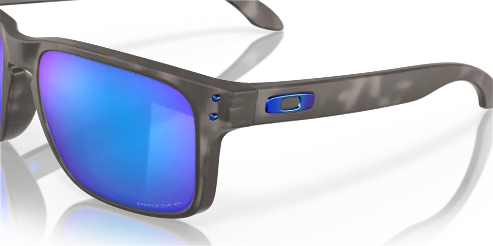 Oakley Sunglasses HOLBROOK Matte Black Tortoise / Prizm Sapphire Polarized OO9102-G7