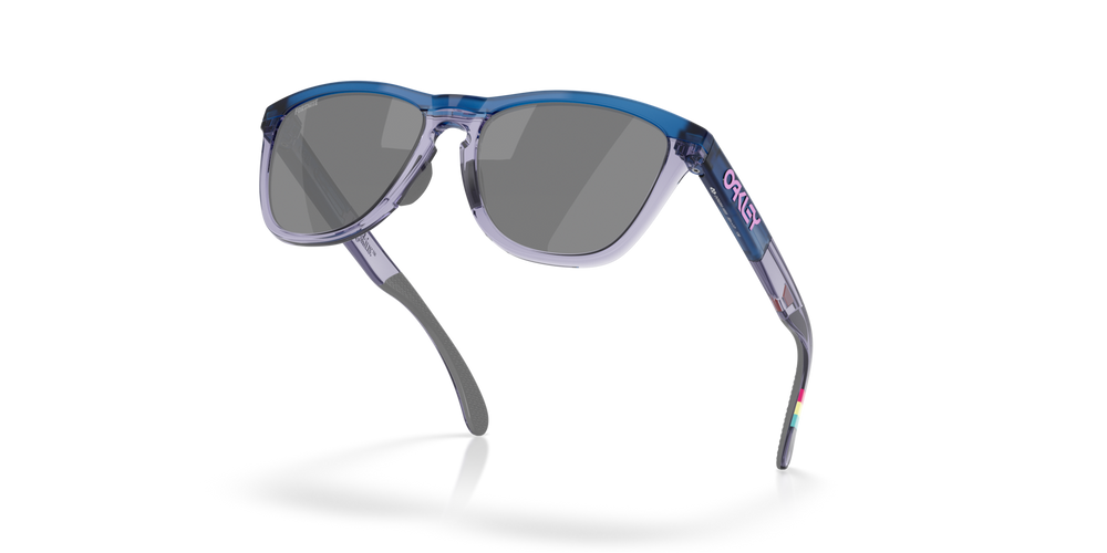 Oakley Okulary przeciwsłoneczne Matte Transparent Blue /Prizm Black FROGSKINS RANGE OO9284-16