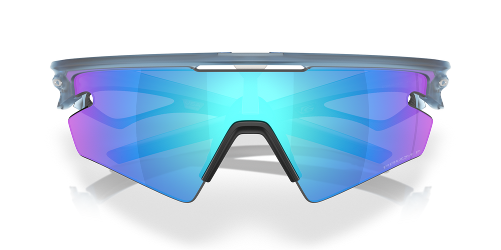 Oakley Okulary przeciwsłoneczne SPHAERA SLASH Matt Transparent Stonewash / Prizm Sapphire Polarized OO9499-03