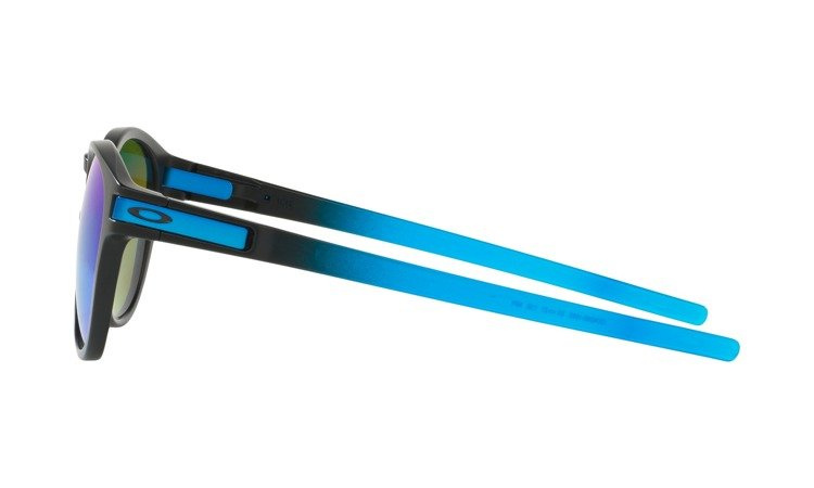 Oakley Okulary LATCH PRIZM™ SAPPHIRE FADE COLLECTION Matte Black / Prizm Sapphire Polarized OO9265-1853
