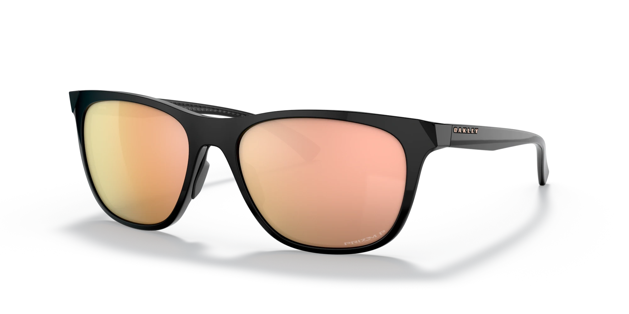 Oakley Sunglasses LEADLINE Polished Black/Prizm Rose Gold Polarized OO9473-02