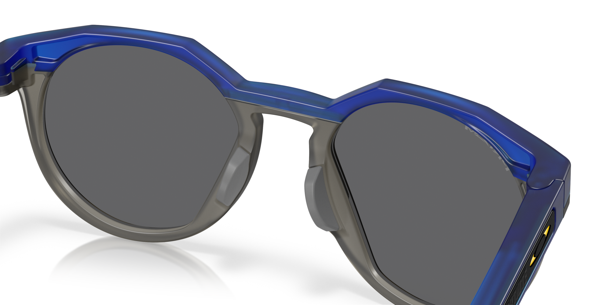 Oakley Okulary przeciwsłoneczne HSTN METAL Transparent Crystal Blue/Prizm Black OO9279-06
