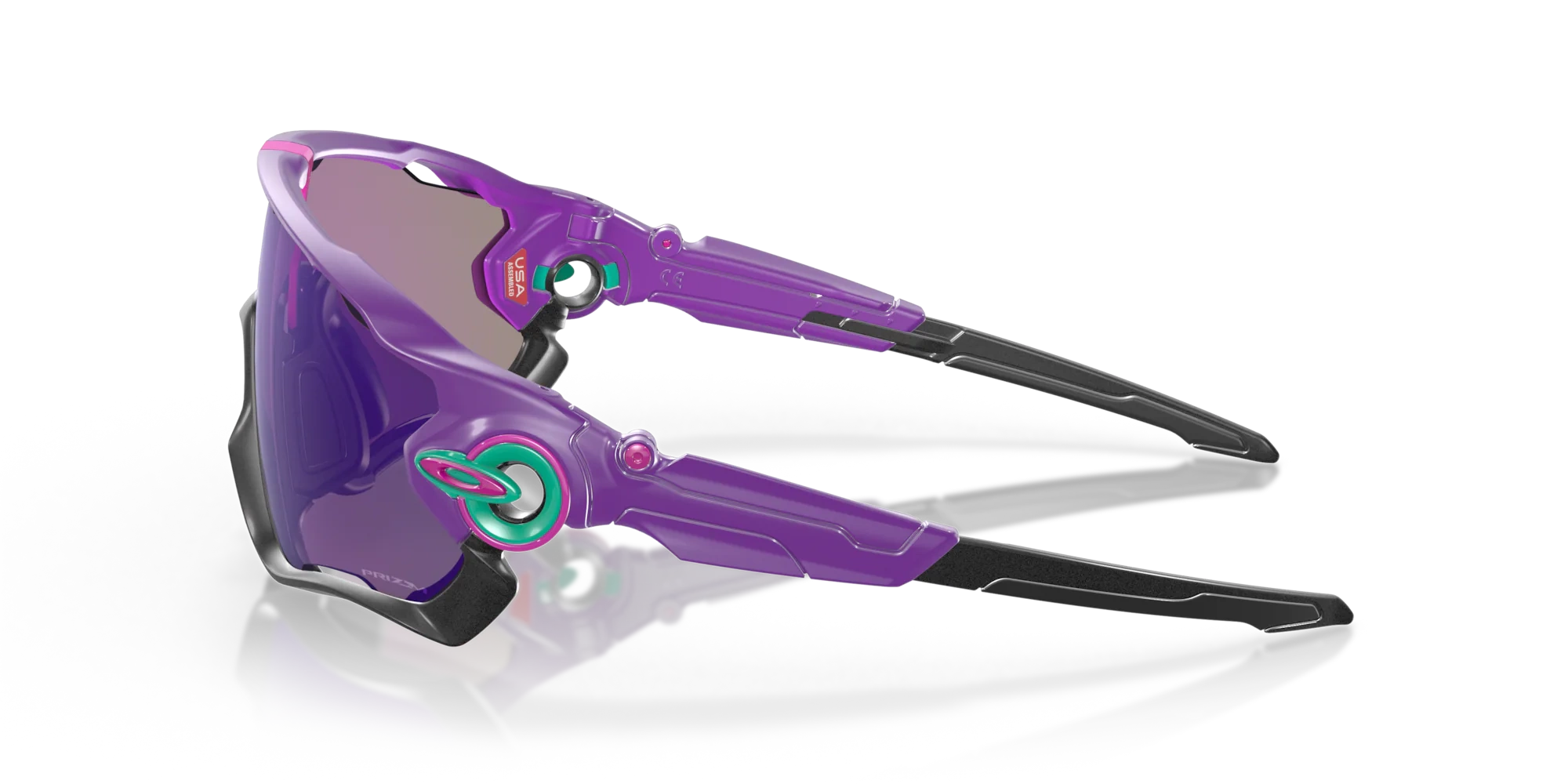 Oakley Okulary przeciwsłoneczne JAWBREAKER Matte Electric Purple/Prizm Jade OO9290-66