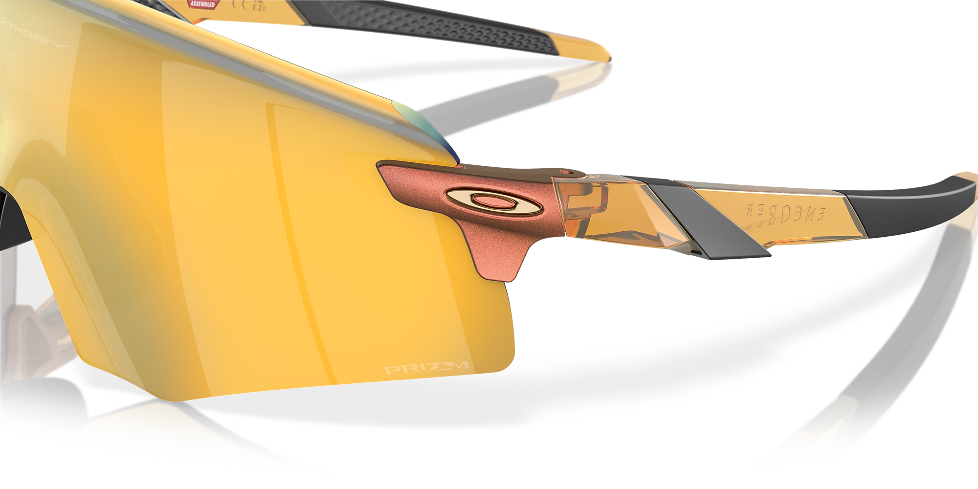 Oakley Okulary przeciwsłoneczne ENCODER Transparent Light Curry / Prizm 24k OO9471-20